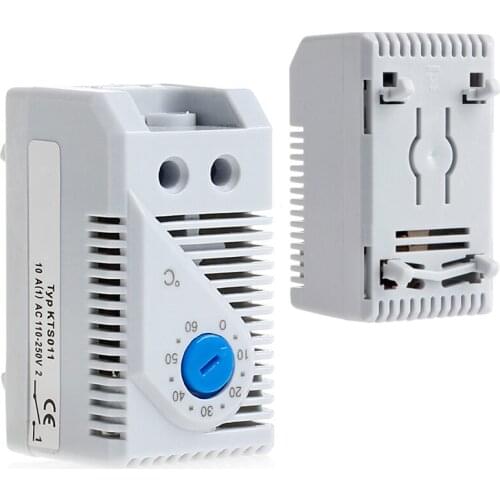 KTS011 0-60℃ Compact Mechanical Thermostat Sensor Temperature Controller NEW