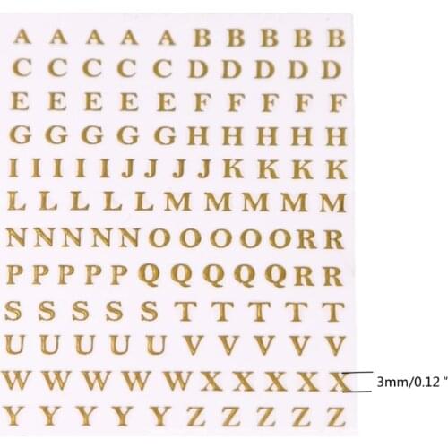 M4YF 5 Sheets Metal English Letters Stickers Epoxy Resin Mold Fillings Jewelry Making Filler Material DIY Art Crafts Decor