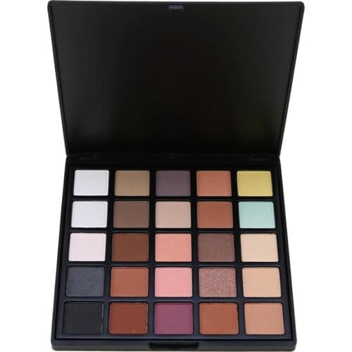 25 Colors Matte Shimmering Pearlized Eyeshadow Palette Waterproof Eye Shadow