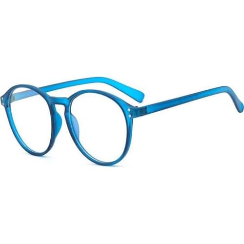 Fashion Retro Round Blue light glasses women men Eyeglasses Spectacles Frame Optical meter nail Glasses computer gaming eyewear