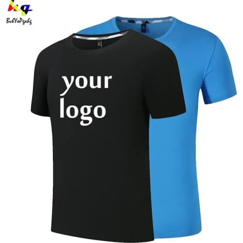 Design Your Own T-shirts Printing Brand Logo Pictures Custom Men and Women T-shirt Plus Size Casual T Shirt Customize Clothing