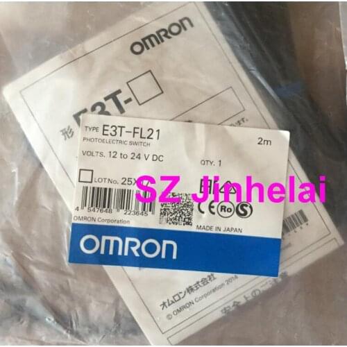 OMRON E3T-FL21 Authentic original Photoelectric switch 2M 12-24VDC