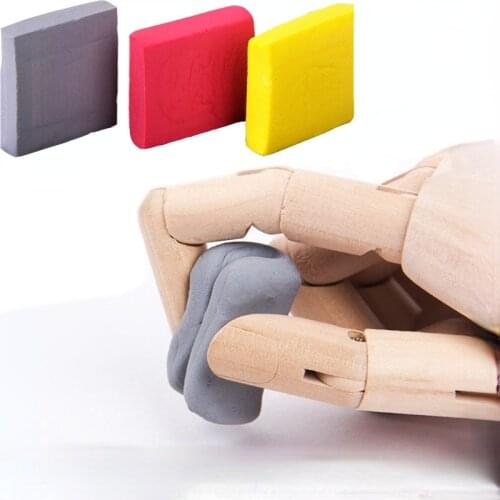 Plasticity Rubber Soft Eraser Wipe highlight Kneaded Rubber For Art Pianting Design Sketch Plasticine Stationery