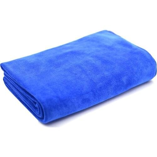 CHIZIYO Useful 390g 60x160CM Blue Brushed Microfiber Thick Towel Car Wash Cleaning Polish Cloth