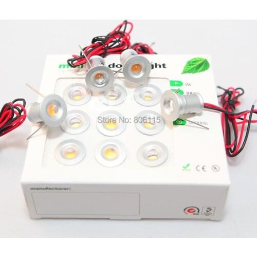 Led buried stairway light mini 1W DC12V led downlight led puck light 1W led stars lighting Warm White Cold White 18pcs/lot
