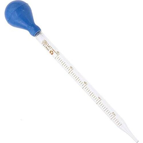 Dropper Glass Scale Line Dropping Pipe Lab School Rubber Head Pipette Experiment Supplies 10ML