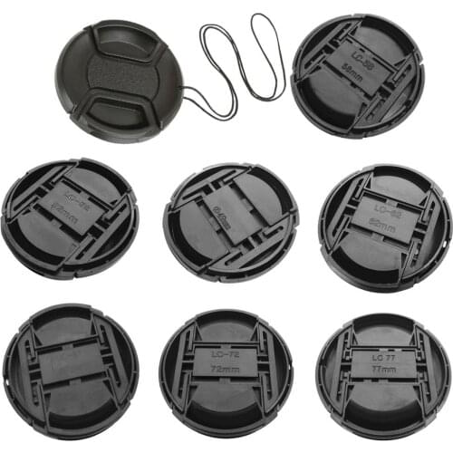 49-77mm Snap-on Universal Front Lens Cap for DSLR Film SLR Cameras