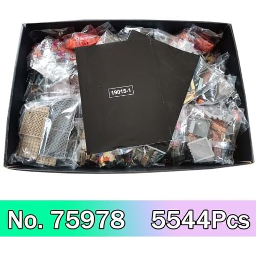 In Stock Diagon Alley With Mini Figures Big Movie Magic Buidling Blocks 75978 5544Pcs Bricks Kids Education Toy Gifts