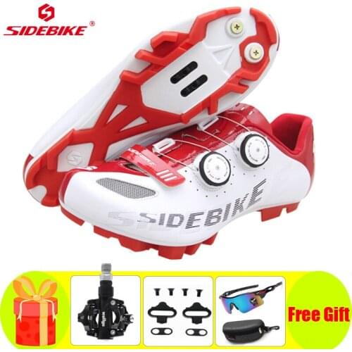 Sidebike Mountain Bike Shoes Sapatilha Ciclismo Mtb SPD Cycling Sneakers Self-locking Breathable Spinning Bicycle Riding Shoes