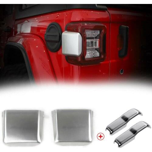Real Tail Light Cover & Engine Hood Hinge Cover for Jeep Wrangler JL Accessories
