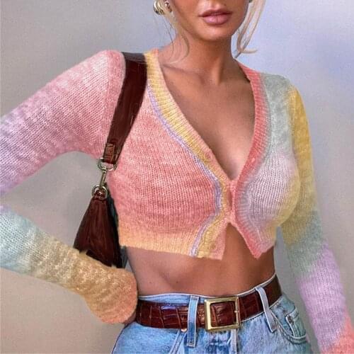 Autumn Winter Short High Waist Sweater Women Single-breasted Cardigan Small Sweter Women Jacket New Top Coats Blouse pull свитер