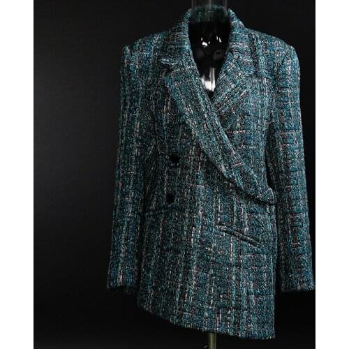 Women Long Winter Coat Oversize Loose Asymmetrical Thicken Blazer Coat