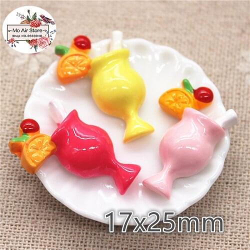 10PCS Resin The summer ice drink Flat back Cabochon imitation food Art Supply Decoration Charm Craft