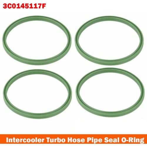 4PCS/Set Intercooler Turbocharger Pipe Sealing Hose O-RING For AUDI A1 A3 A4 A6 3C0145117F 1J0145117G 1J0145117M 1J0145117L
