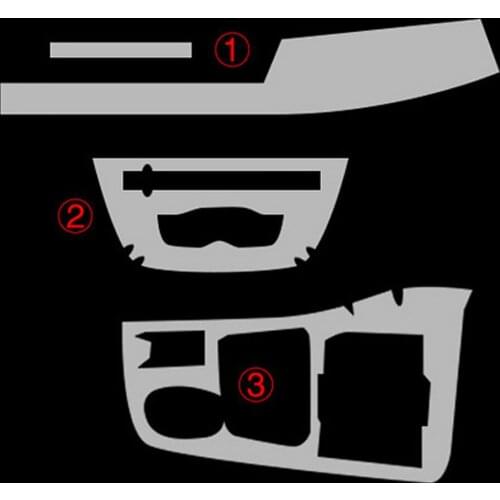 Car-Styling New Car Interior Trim Dashboard Clear Paint Protective Film Stickers for BMW 1 Series Sedan