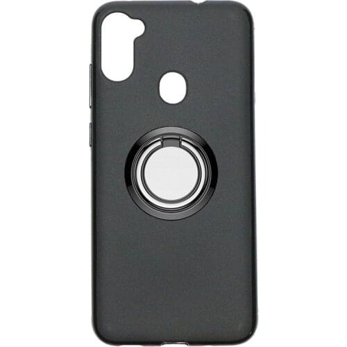 For Samsung Galaxy M11 Back Ring Holder Bracket Phone Case Cover Phone TPU Soft Silicone Cases for Samsung Galaxy M11 6.4"