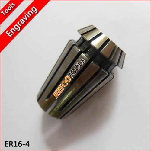 ER16-4, ER collet, spring collet, ER nut, clamping range for cnc router and milling cutting tools