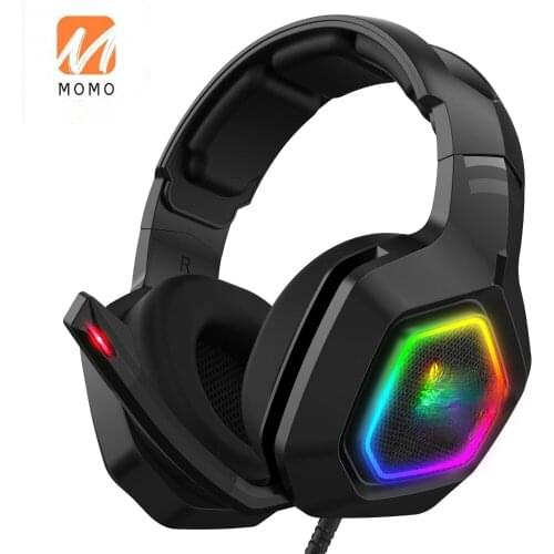 Gaming Headset for PS4 XBOX 3.5mm Stereo USB LED Headphones with Omnidirectional Microphone Volume Control