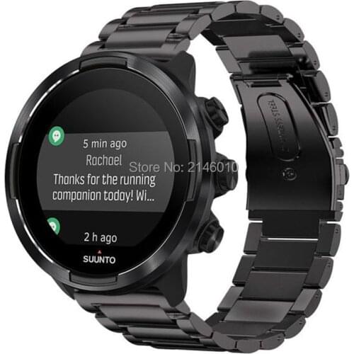 Stainless Steel Classic Bracelet Watch Band Straps & Tools Strap 24mm for Suunto 9 Baro Suunto D5 Spartan Sport Wrist HR/Baro