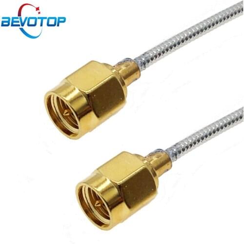 SMA Male To SMA Male RF Coaxial Cable Semi-Rigid RG405 Cable High Frequency Test Cable 086 50ohm