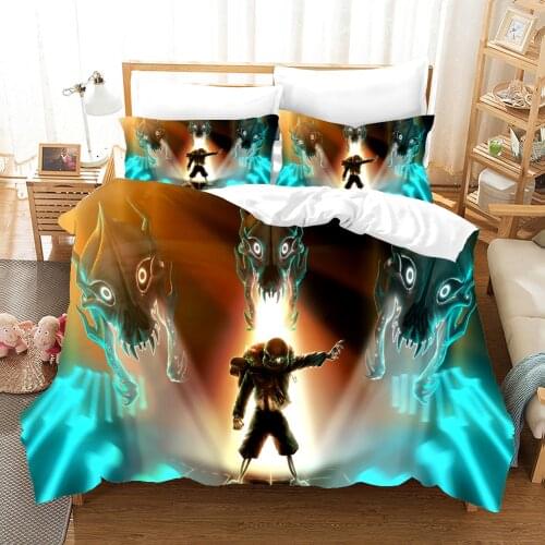 2/3PCS Game Undertale Bedding Set Polyester High Quility Duvet Cover Kids Home Textile Quilt Cover for Single Bed Boy Girl Gifts
