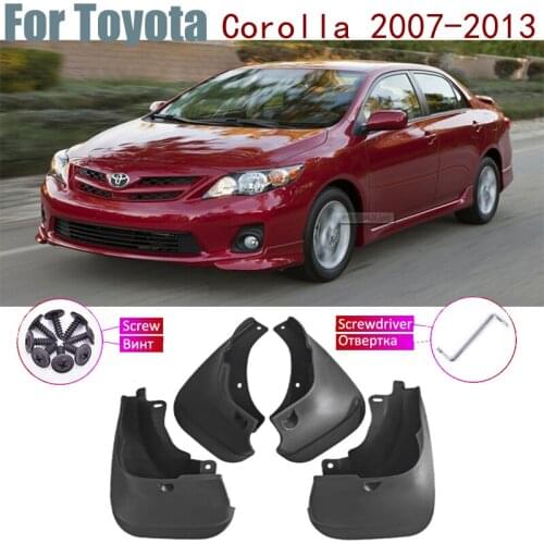 Fender Mud Flaps Guard Splash Flap Mudguard Accessories Mudflap For Toyota Corolla 2008 Altis E140 2013~2007 2012 2011 2010 2009