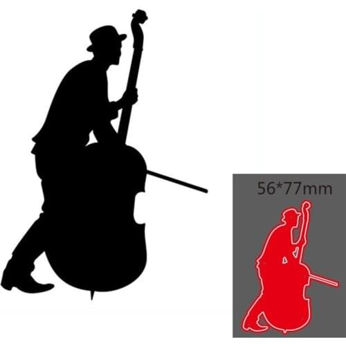 Metal cutting dies cut die Play violin decoration Scrapbook paper craft knife mould blade punch stencils dies