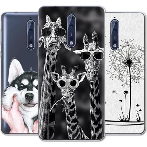 New Arrival Phone Case For Nokia 8 5.3-inch Fashion Design Art Painted TPU Soft Case