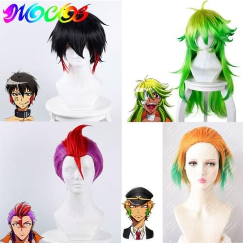 DIOCOS Anime Detention House Nanbaka Jyugo Nico Rock Goku Cosplay Wigs