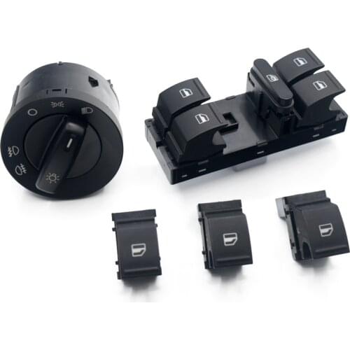 Car Power Window Button Headlight Switch For VW Jetta MK5 golf 5 6 tiguan passat b6 CC 7L6959855b 1K4959857 1K0941431