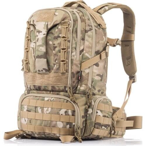 Large Capacity Backpack Multifunctional Tactical Rucksack Camouflage Sports Outdoor Hiking Bag Mountaineering Camping Equipment