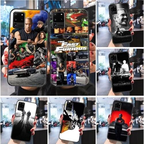 Fast Furious 9 Vin Diesel Phone case For Samsung Galaxy Note 4 8 9 10 20 S8 S9 S10 S10E S20 Plus UITRA Ultra Frosted black