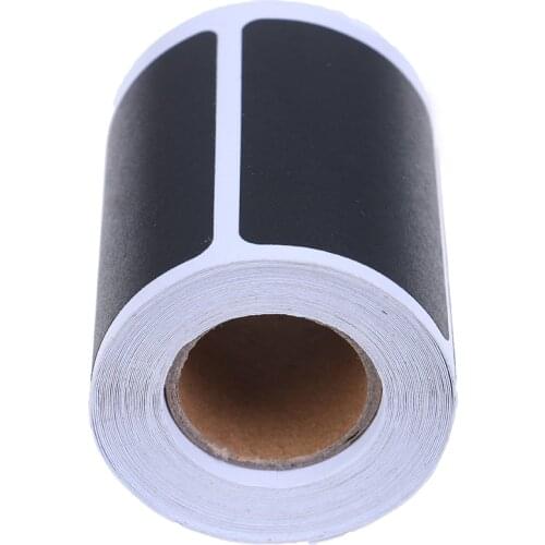 120pcs/roll Waterproof Chalkboard Kitchen Spice Label Stickers Home Jam Jar Bottle Tags Blackboard Labels Stickers