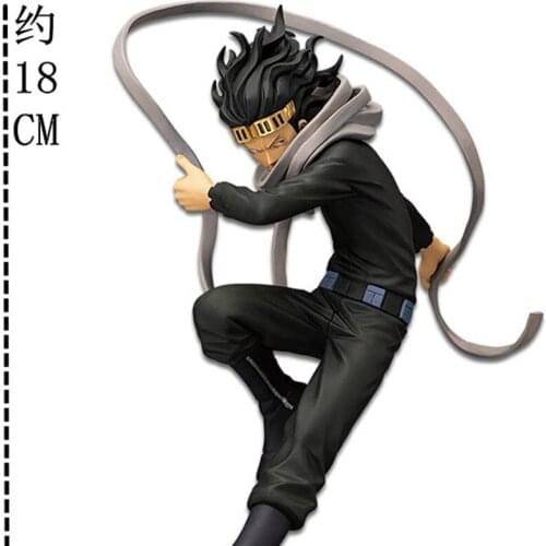 18cm My Hero Academia Amazing Heroes 06 Aizawa Shouta Eraser Head PVC Action Figure Model Doll Toys