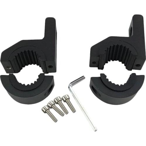 2Pcs 1.25 Inch Bull Bar Tube Led Light Mount Bracket Clamp Roof Roll Cage