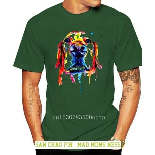 2020 Fashion Summer Hot sale Golden Retreiver Labrador Funny Water Colour Art Dog Mens T-Shirt Tee shirt