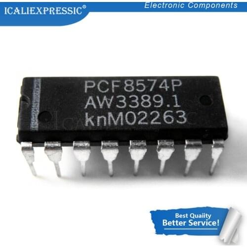 50PCS PCF8574P DIP16 PCF8574 DIP 8574P DIP-16 PCF8574AP new and original IC