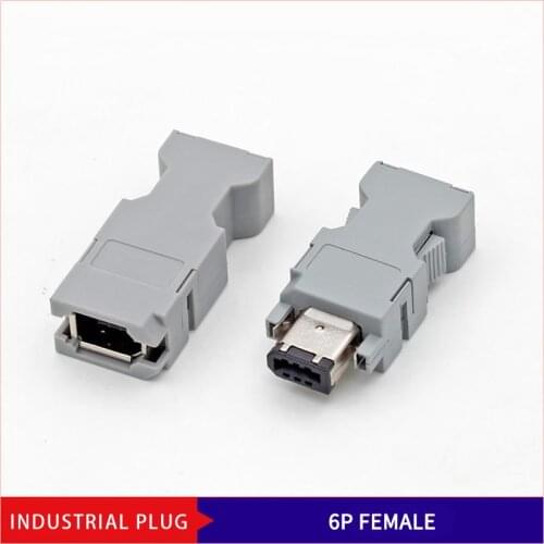 6pin Female Servo Connector IEEE 1394 SM-6P 2A Connector MOLEX Plug 55100-0670 Male and Female Connector