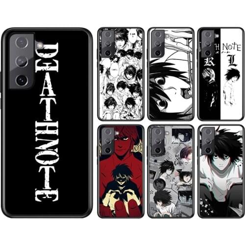 Anime Manga Death Note Ryuk For Samsung Galaxy S21 S20FE S10 S10e S9 S8 S7 S6 Ultra Plus Lite Edge 5G Black Soft Phone Case