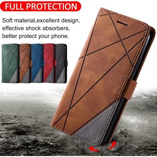 Skin Feel Leather Phone Case For Samsung Galaxy A52 A72 A82 A42 A32 A22 A12 A02 A02S A21S A41 A51 A71 Wallet Card Cover Coque