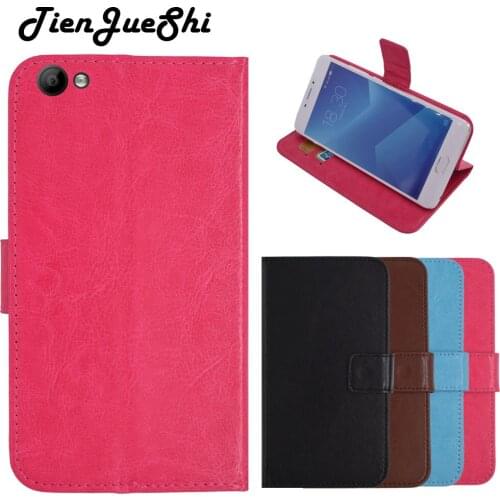 TienJueShi Flip Book-Stand Protect Leather Cover Shell Wallet Etui Skin Case For Logicom M bot 60 6 inch