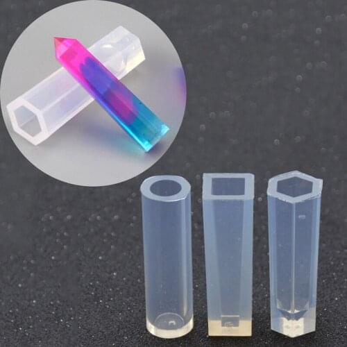 Chzimade Cylinder Silicone Pendant DIY Mold Pendant Jewelry Making Tool Resin Accessories Home Crafts