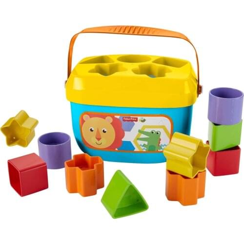 Fisher-Price Babys First Colorful Shapes Puzzle Board Game for Kids Educational Toys