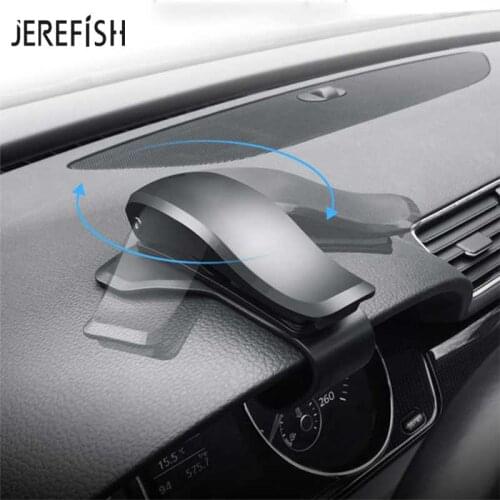 JEREFISH NonSlip 360 Rotation Dashboard Car Mount Holder for iPhone 7 8 8 Plus X Samsung GPS HUD Design Car Phone Holder