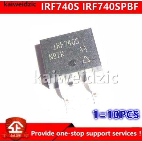 Kaiweikdic New imported original IRF740STRLPBF IRF740S 400V/10A TO-263 N-Channel MOS FET triode triode Integrated circuit