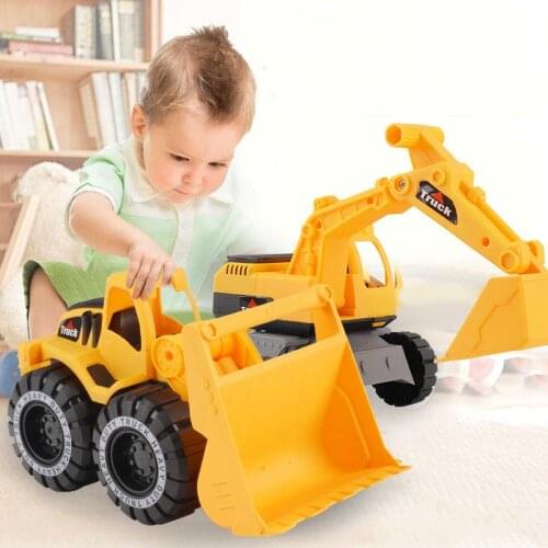 Baby Classic Simulation Engineering Car Toy Excavator Model Tractor Toy Dump Truck Model Car Toys Mini Birthday Gift For Boy