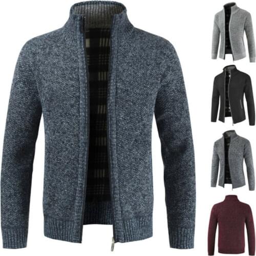 Men Winter Slim Fit Casual Warm Sweatshirt Coat Jacket Outwear Sweater Overcoat