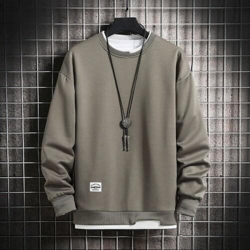 Oversized Hoodie Men Sweatshirt Solid Loose Korea Hoodies Men Fashion Streetwear o Neck Warm Oversized Hoodie Basic Sweatshirts