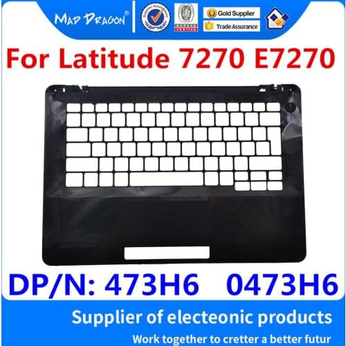 New original Laptop Palmrest For Dell Latitude 7270 E7270 P26S Keyboard cover black UK layout AAZ50 AP1DK000501 0473H6 473H6