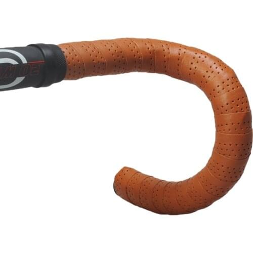 Hand made Bicycle Grips Fixie bike vintage road Bike Handle tape leather Brown Handlebar tapes brown black